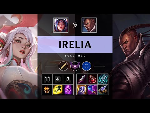 Irelia Mid vs Lucian: Unstoppable - EUW Master Patch 14.24