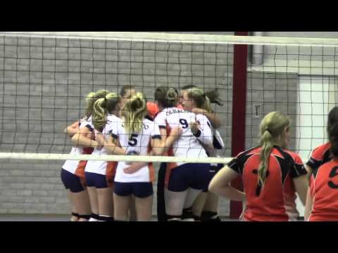 Volleybal Dames 1e klasse D: Olhaco D2 - Dalen D2 (matchpoint) [19-09-2015]