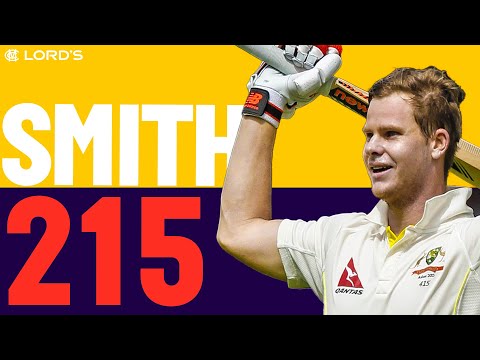 Sensational Lord's Double Hundred! | Steve Smith Hits 215 In Ashes Test | England v Australia 2015