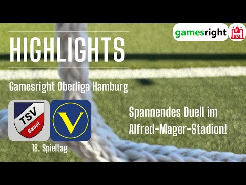 18. Spieltag Gamesright Oberliga Hamburg Highlights TSV Sasel - SC Victoria