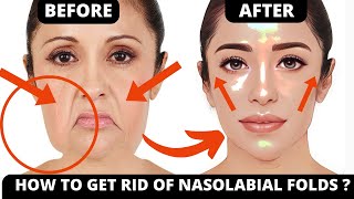 🛑 EFFECTIVE MASSAGE TECHNIQUES TO GET RID OF NASOLABIAL FOLDS (SMILE LINES) JOWLS, FOREHEAD, NECK