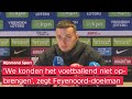 Bijlow eerlijk na nederlaag Feyenoord: 'Ik denk dat Vitesse het heel slim gedaan heeft'