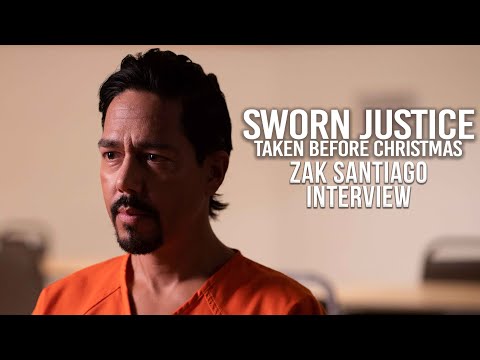 SWORN JUSTICE: Taken Before Christmas | BTS interview with ZAK SANTIAGO