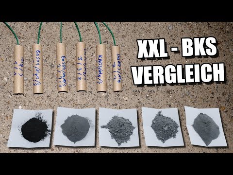 Mg/S vs BaSO4 vs KNO3 vs KClO4 BKS VERGLEICH mit Titan [HD]