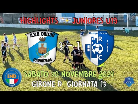 HIGHLIGHTS ✨ U19 | Calcio Cavarzere - Rovigo (3-1)