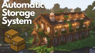 Download lagu AUTOMATIC STORAGE SYSTEM | Minecraft Tutorial | Java & Bedrock [1.21 ] mp3