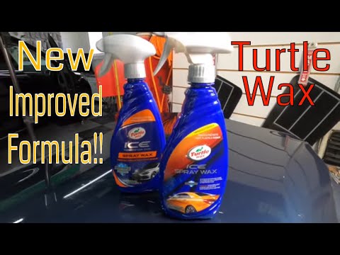 Turtle Wax ICE (NEW FORMULA) Spray Wax!!