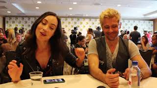 SDCC 2018 Interviews - Courtney Ford & Matt Ryan | Legends of Tomorrow video