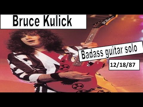 Bruce Kulick - badass guitar solo 12/18/87 Crazy Nights tour Philadelphia, PA, at The Spectrum.