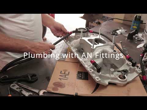 Plumbing With AN Fittings On The Edelbrock RPM Air-Gap Intake