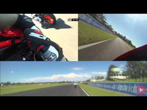 ASBK Supersport - QLD Raceway Onboard Triumph 675R Crash Sam Lambert