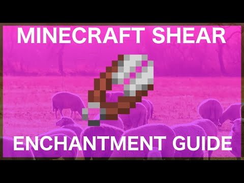 RajCraft - Minecraft Shear Enchantment Guide