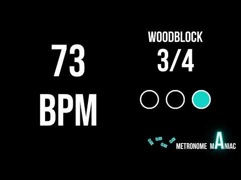 3/4 Metronome 73 BPM