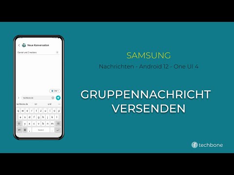 Gruppennachricht versenden - Samsung [Android 12 - One UI 4]