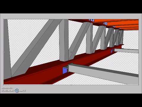 Steel Truss Lower Bottom Chord Lateral Bracing Restraint Detail
