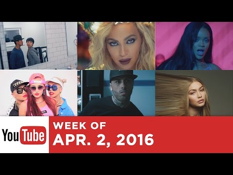 Top 10 Most Popular Songs - Week Of April 2, 2016 (YouTube)