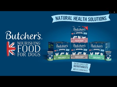 Butcher's Dog Food 10sec advert Vet Recommended Natural Oct22 Option 2