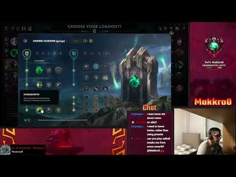 Tank Main explaining runes