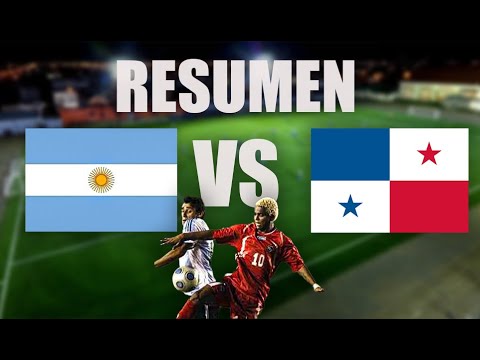 Resumen ARGENTINA 3 PANAMÁ 1 (Amistoso 2009)