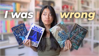 I was WRONG about these books 📚 (for better and for worse 💔)