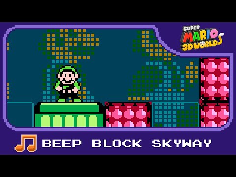 Beep Block Skyway (8-Bit Cover) - Super Mario 3D World