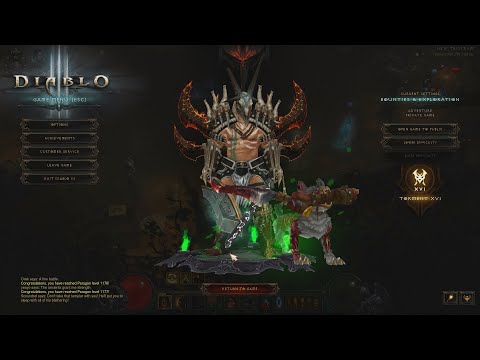 Diablo 3 2.7.5 PTR Season 28 2 Minutes GR 120 Speedfarm NEW Altar Frenzy Barb!!!!!
