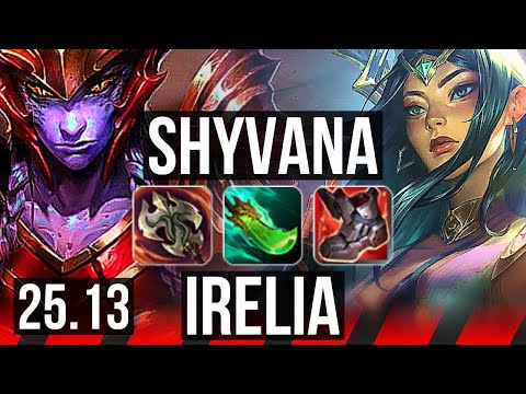 SHYVANA vs IRELIA (TOP) | KR Master | 25.13