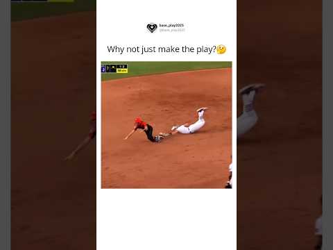 why not just make the play #softball #usa #baseball #sports