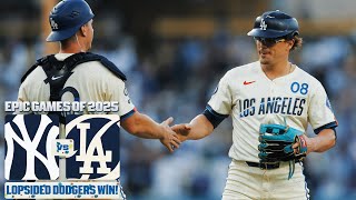 FULL GAME: Dodgers run up score to defeat Yankees 18-2 (ft. Kiké pitching 🚨)