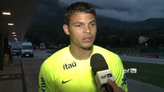 Thiago Silva alerta para os perigos do jogo contra Camarões