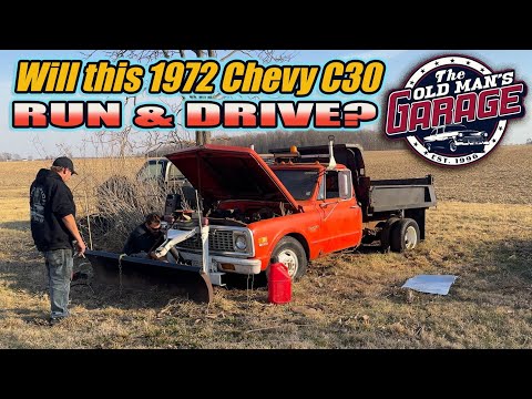 WILL IT RUN & DRIVE?  I bought this 1972 Chevy Dump Truck to clean up JUNK around the shop.