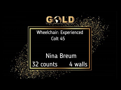 GOLD Line Wheelchair Experienced - Dance 3: WCS "Colt 45" - Tutorial without music