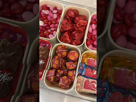 Valentine’s chocolate box❤️ #valentinesday#chocolate#candy#restock#asmrsounds#satisfying#valentine