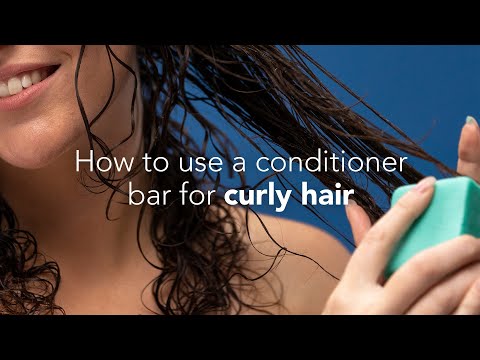 How to use a solid conditioner bar for curly hair |...