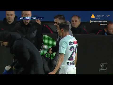 Viitorul - FCSB: Benzar eliminat in min 61 / etapa a 6-a, play off Liga 1, editia 2018-2019