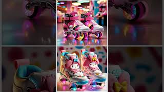 Download lagu SEPATU RODA dengan lampu menyala #mymelody #kuromi #sanrio mp3