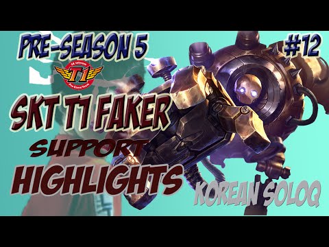 SKT T1 Faker - Blitzcrank vs Thresh - KR SoloQ Highlights