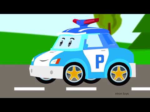 Мультфильм про машинки для маленьких мальчиков, Полицейская Машинка