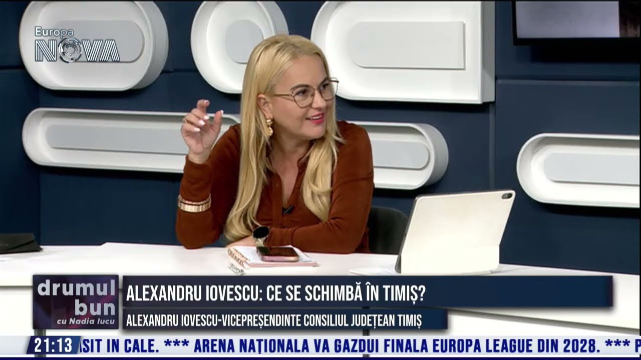 VIDEO (integral) emisiune Drumul Bun cu NADIA IUCU. Invitat: Alexandru Iovescu-vicepresedinte Consiliul Judetean Timis