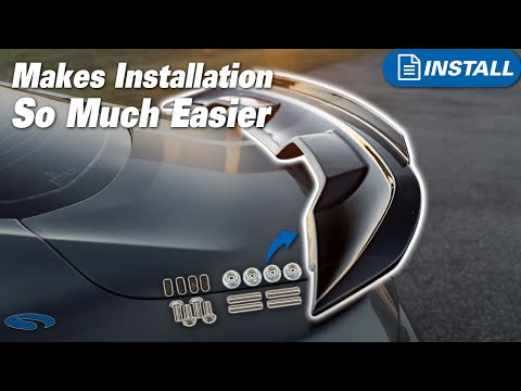 Mustang GT500 Style Spoiler w/ Tinted Wicker Bill | Review & Install
