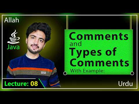 Comments Types Of Comments In Java Explained Java Tutorial In Urdu Java Lecture 08