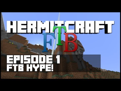 Modded Minecraft - Feed The Beast Hype! Ep. 1 (Hermitcraft Feed The Beast Monster) | iJevin