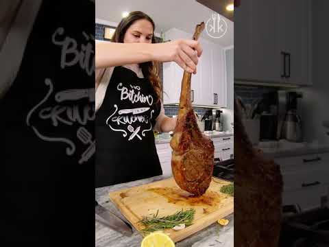 Cooking a MASSIVE Tomahawk Steak #SHORTS