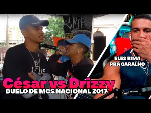 HUDSON REAGINDO César [ES] vs Drizzy [MG] (Final) - DUELO DE MCS NACIONAL 2017