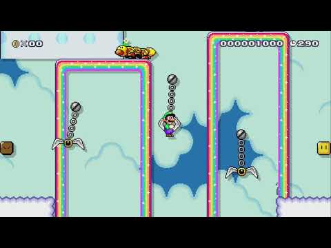 SMM2 Course-Parts Test by Momoモモ - Super Mario Maker 2 - No Commentary 1bw