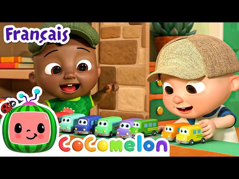 10 petits bus | | CoComelon en Français | Chansons pour bébés
