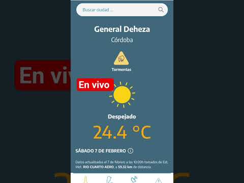 TORMENTA 🌩 DIA SABADO EN GENERAL DEHEZA