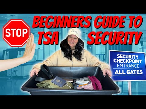 Step by step guide to TSA airport security!