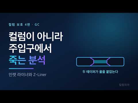 컬럼이 아니라 주입구에서 죽습니다