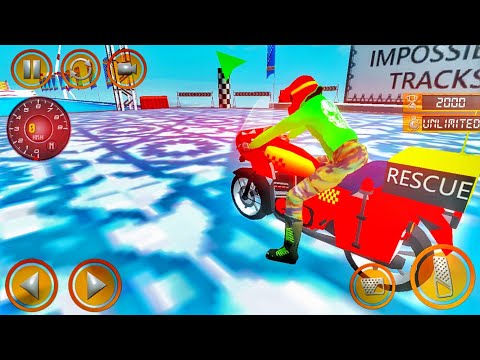 Mega Ramp Bike Racing Simulator 3D - Extreme Motocross Dirt Bike Stunt Racer - Android GamePlay